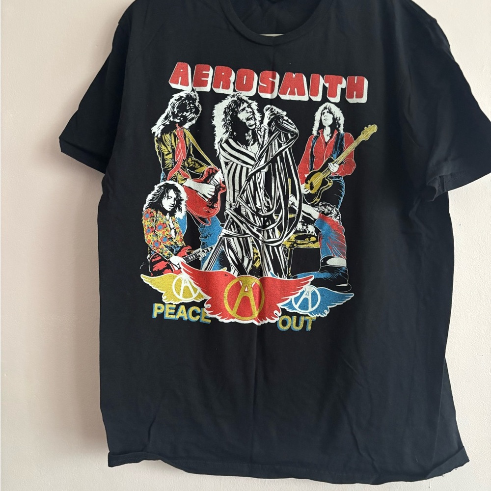 Aerosmith Black Graphic T-Shirt